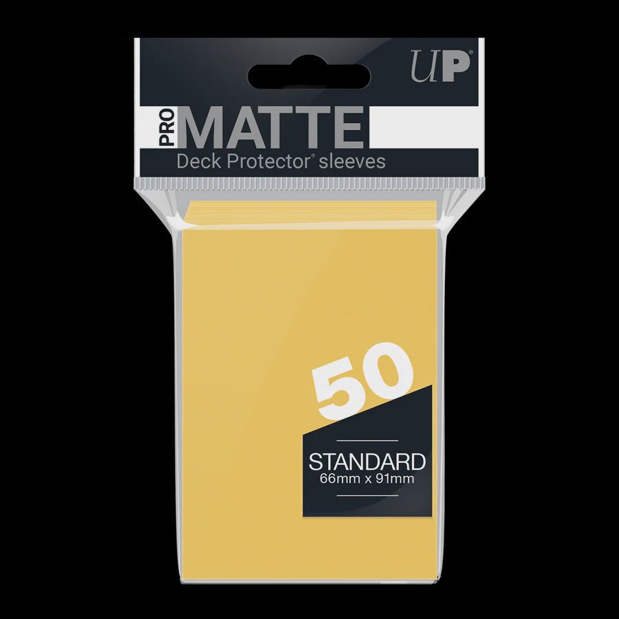 Ultra Pro: Pro Matte Standard Sleeves: Yellow (50 count)