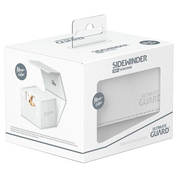 Ultimate Guard: Sidewinder 100+ Deck Box: Monocolor: White