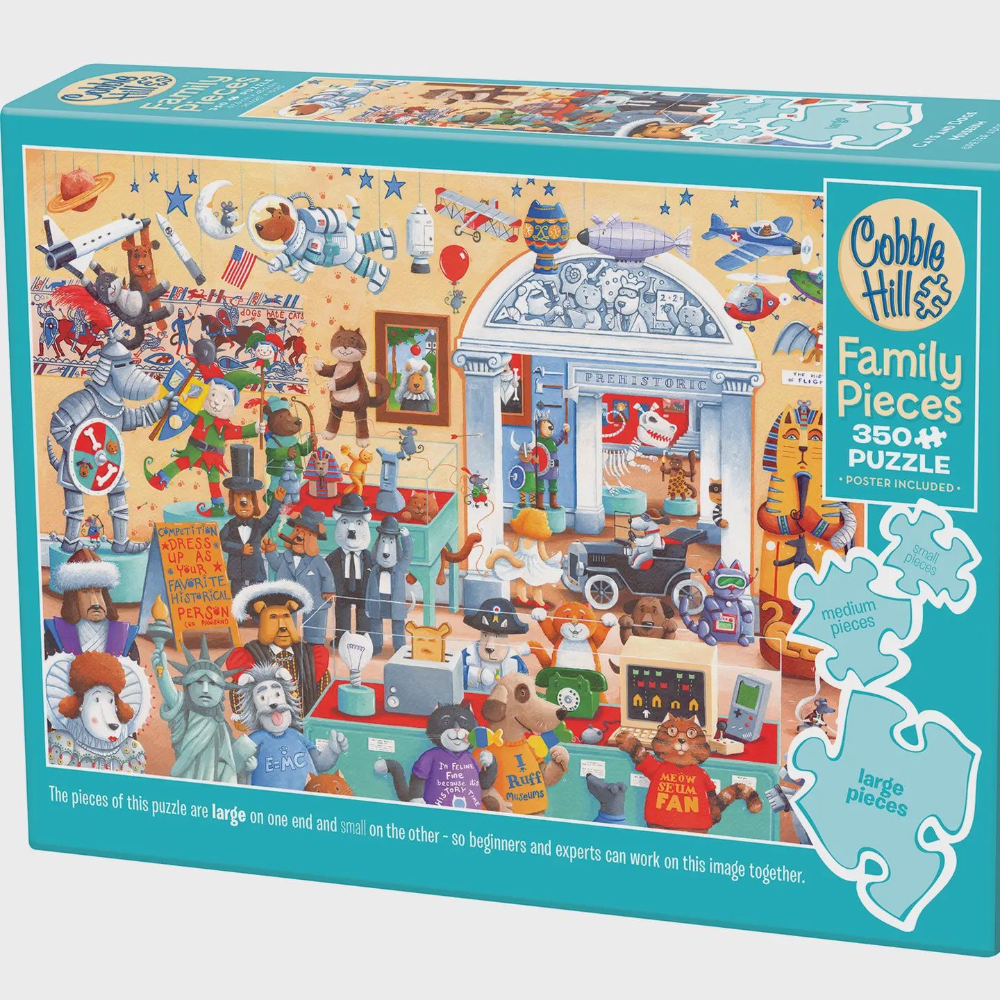 Puzzle: Family: Cats and Dogs Museum (350 pieces)