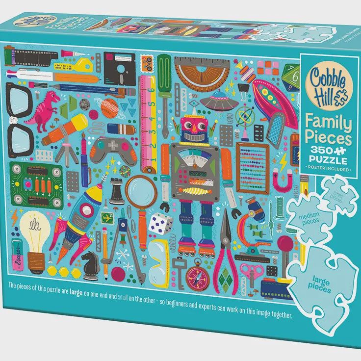 Puzzle: Family: Nerdy Junk Drawer (350 pieces)