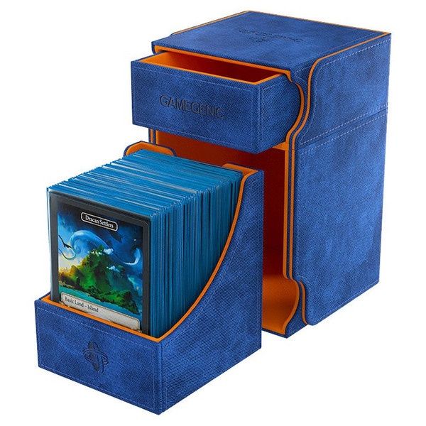 Gamegenic: Watchtower Deck Box: 100+ XL Blue/Orange Exclusive