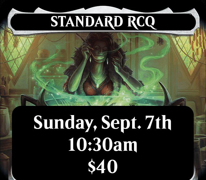 RCQ: Sunday 9/7 10:30am: Standard
