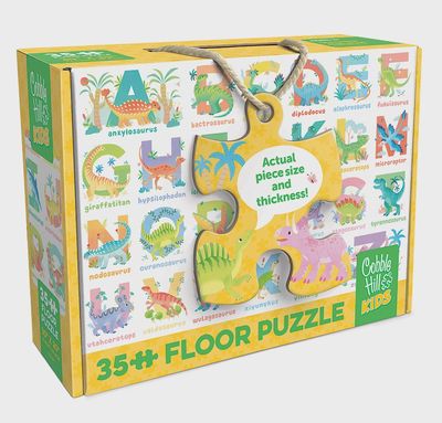 Puzzle: Dinosaur Alphabet (35pc) Floor Puzzle - Ages 3+
