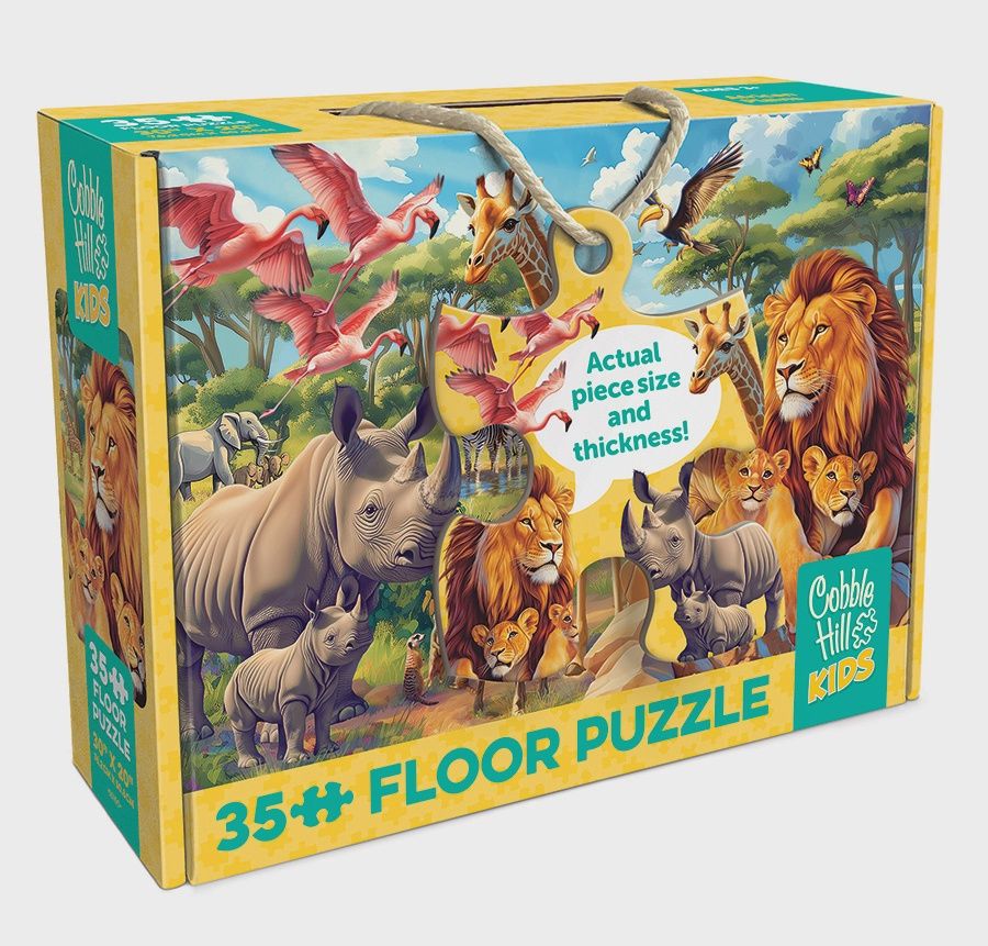 Puzzle: African Plains (35pc) Floor Puzzle: Ages 3+