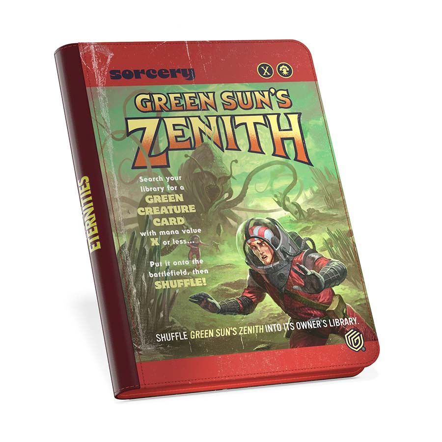 Ultimate Guard: MTG: Edge of Eternities: Zipfolio 360 Xenoskin: Green Sun&#39;s Zenith