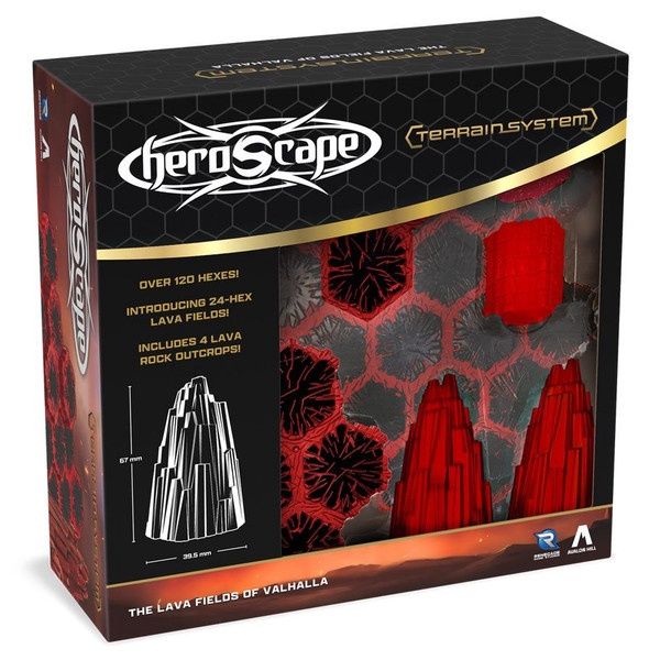 Heroscape: Boiling Tension: The Lava Fields of Valhalla Terrain Expansion