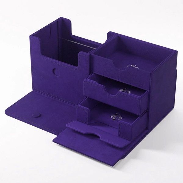 Gamegenic: The Academic Deck Box: 133+ XL Purple / Purple