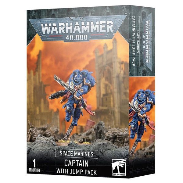 Warhammer 40,000: Space Marines: Captain With Jump Pack