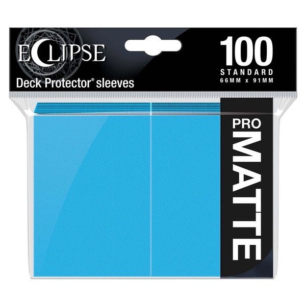 Ultra Pro: Eclipse Matte Standard Sleeves: Sky Blue (100 count)