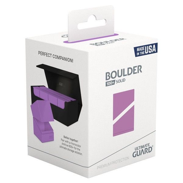 Ultimate Guard: Boulder 100+ Deck Box: Solid: Lavender