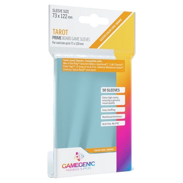 Gamegenic: Prime Sleeves: Tarot Orange (50)