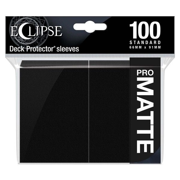 Ultra Pro: Eclipse Matte Standard Sleeves: Jet Black (100 count)
