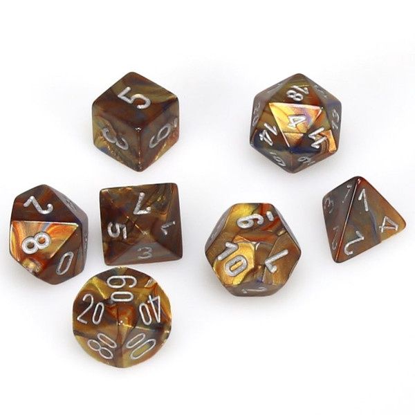 7-Set Cube Lustrous Gold with Silver