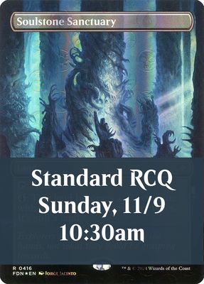 RCQ: Sunday 11/9 10:30am: Standard