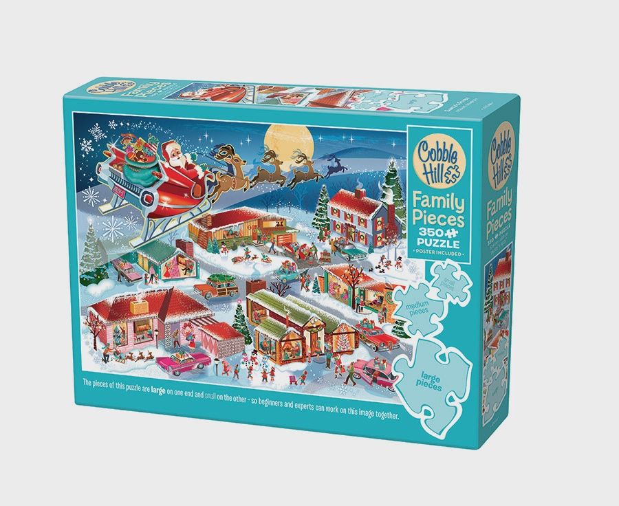 Puzzle: Family: Santa Flyby (350 pieces)