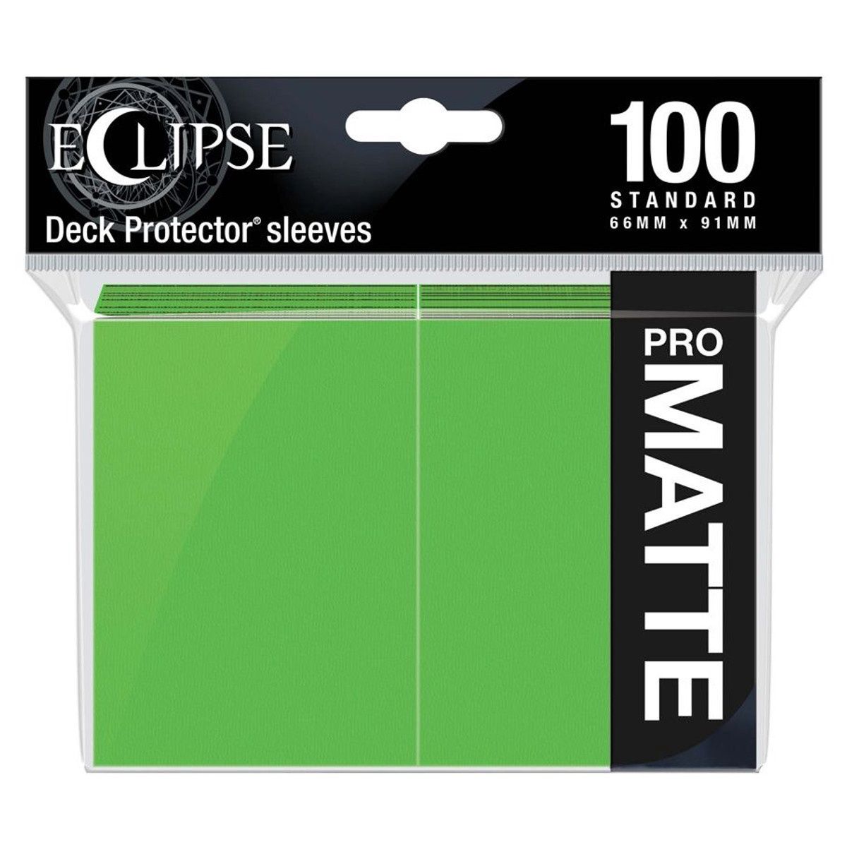 Ultra Pro: Eclipse Matte Standard Sleeves: Lime Green (100 count)