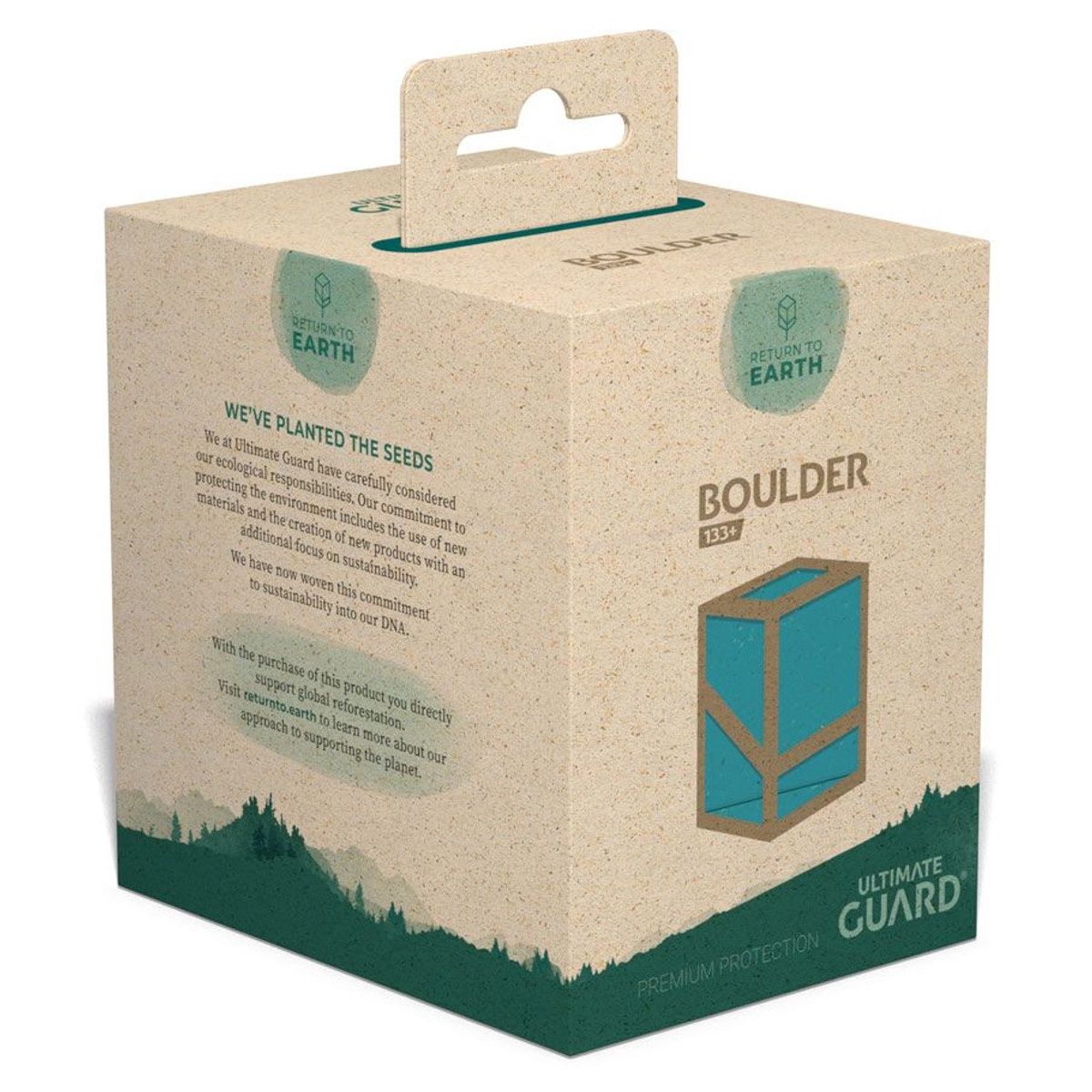 Ultimate Guard: Deck Box: Boulder: Return To Earth: 133+: Petrol
