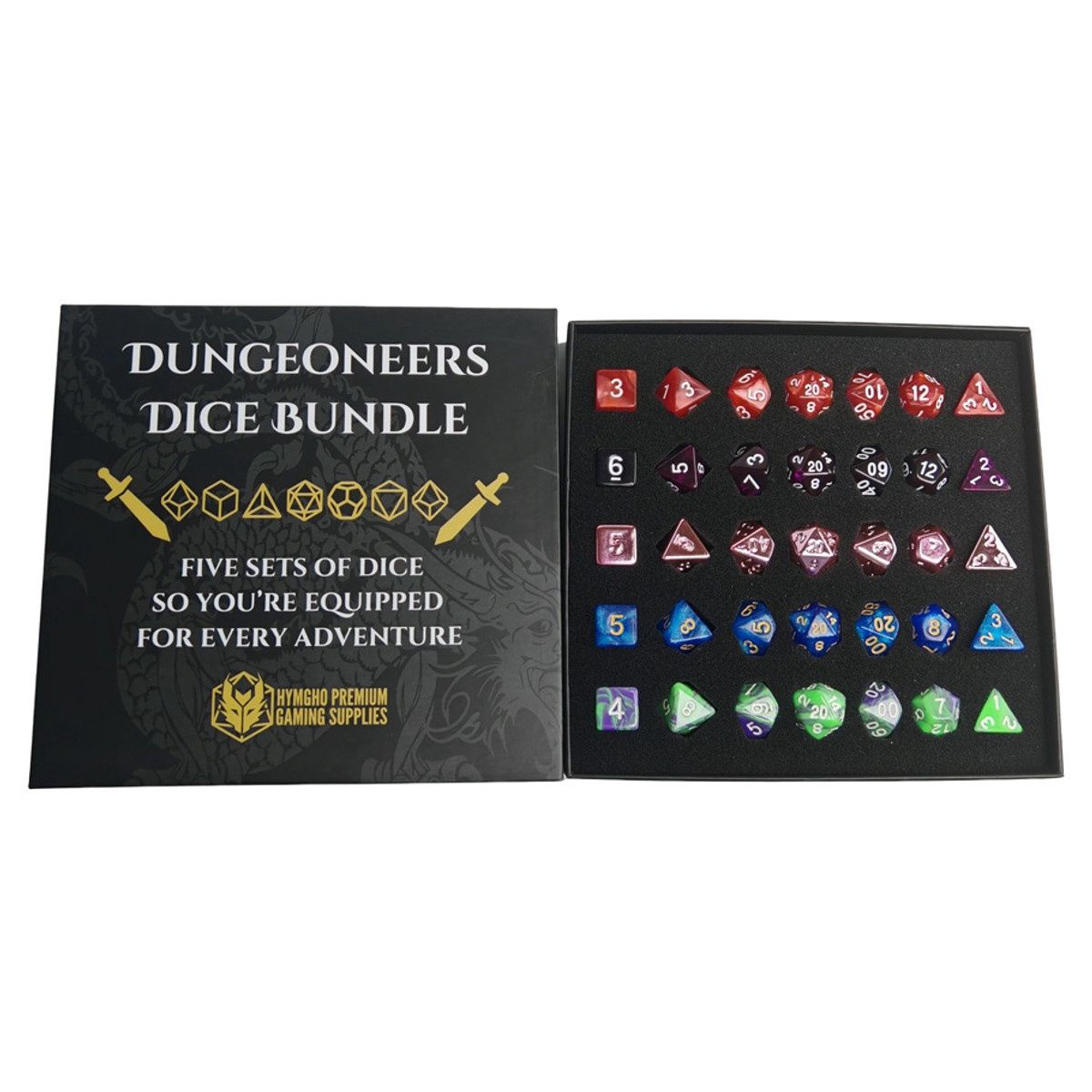 Dungeoneer's Dice Bundle (7-Set x 5)