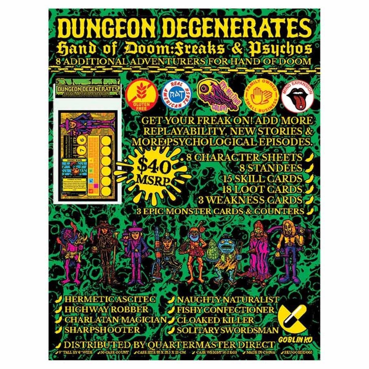 Dungeon Degenerates: Freaks Psychos Exp