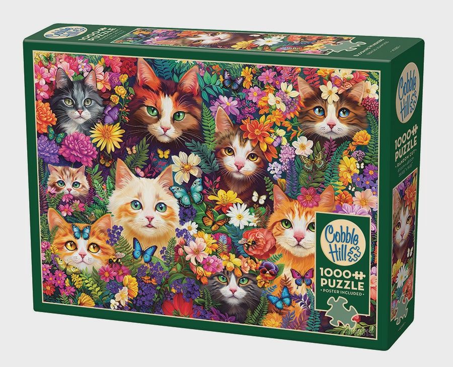 Puzzle: Blooming Whiskers (1000 pieces)