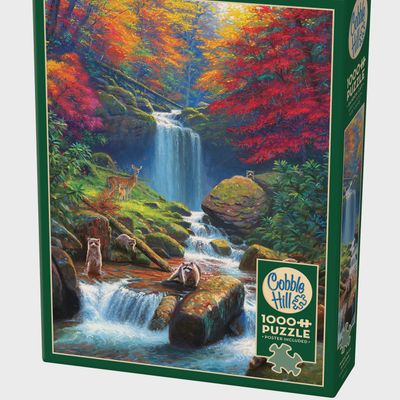 Puzzle: Mystic Falls in Autumn (1000 pieces)
