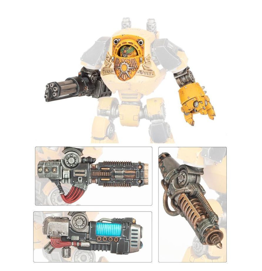 Horus Heresy: Contemptor Dreadnought Weapons Frame 2