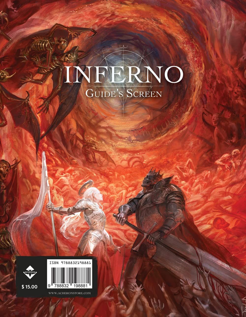 D&amp;D 5E: Inferno: Guide's Screen