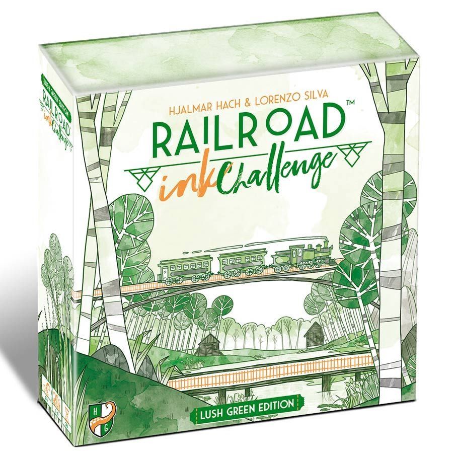 Railroad Ink: Challenge: Lush Green