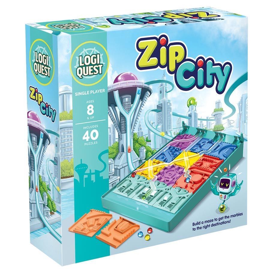 LogiQuest Zip City Logic Puzzle