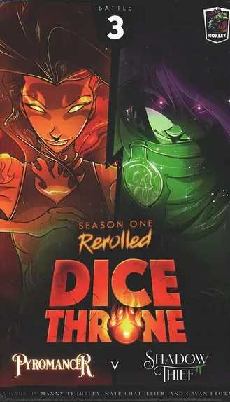 Dice Throne Season One: ReRolled Box 3 Pyromancer v Shadow Thief