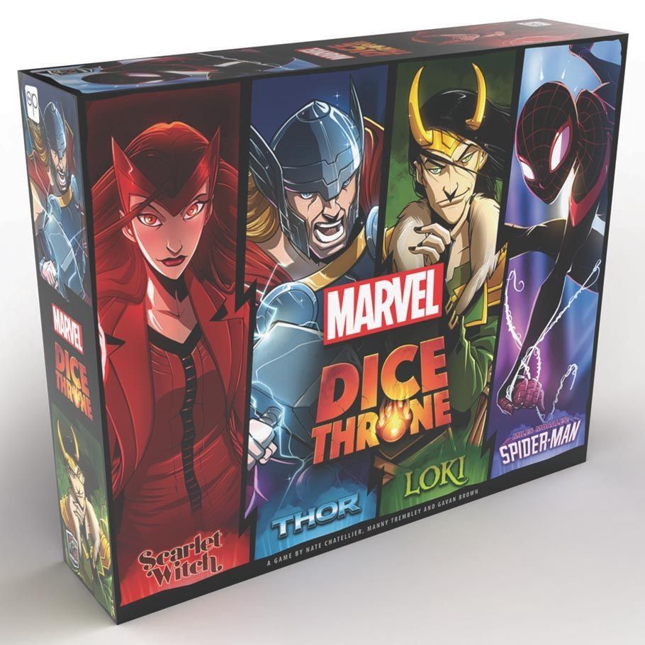 Dice Throne: Marvel: 4-Hero Box (Thor v. Loki, Scarlet Witch v. Spider-Man)