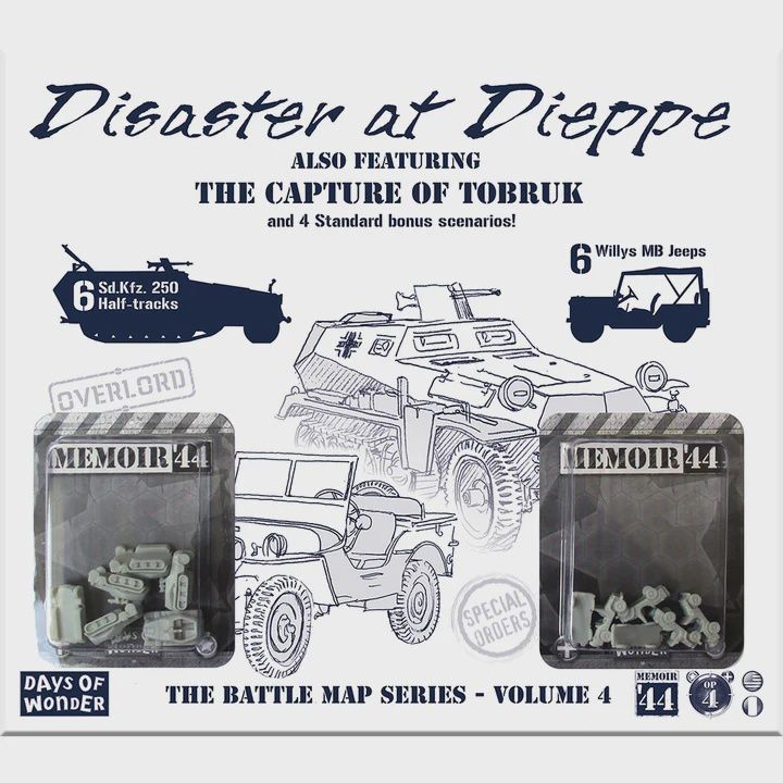 Memoir '44: Disaster at Dieppe Battle Map