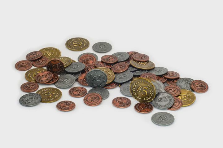 Viticulture Metal Lira Coins