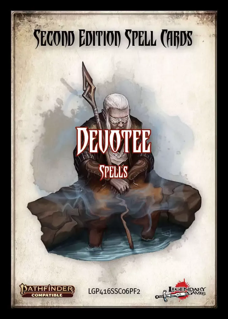 Pathfinder 2E: Spell Cards: Devotee Spells