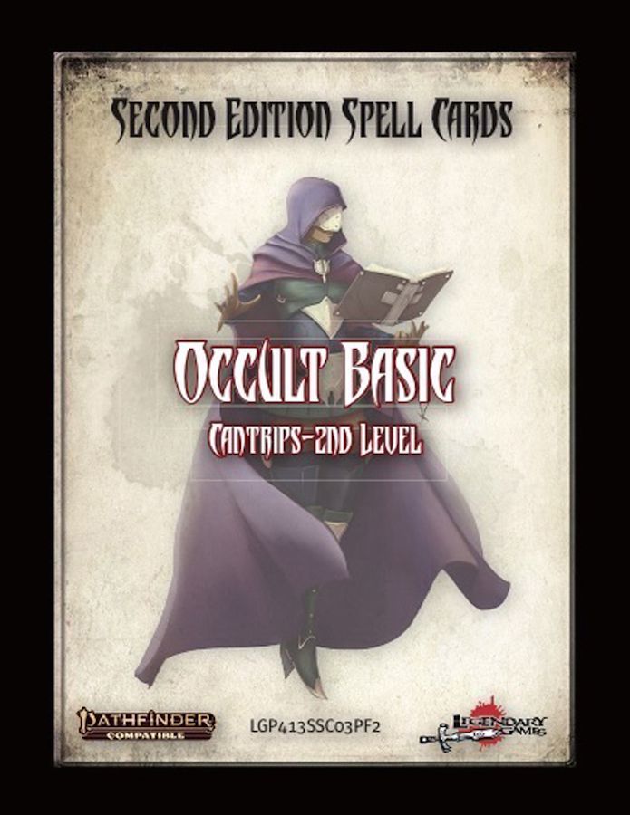 Pathfinder 2E: Spell Cards: Occult Basic