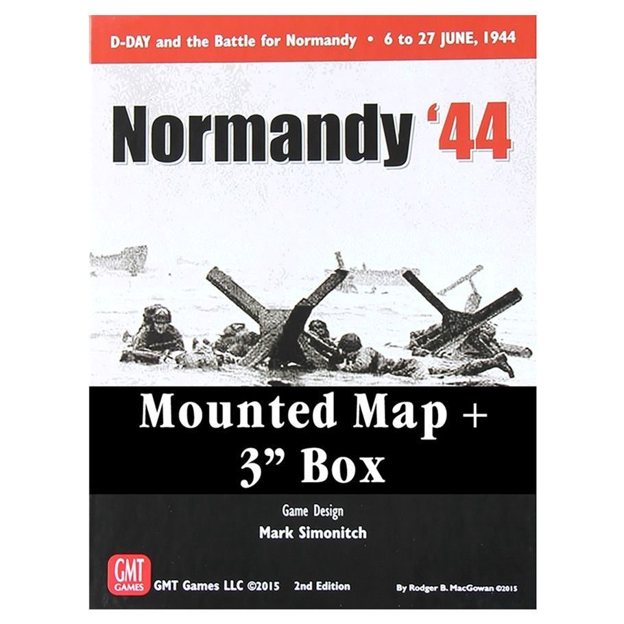 Normandy '44 Mounted Map + 3" Box
