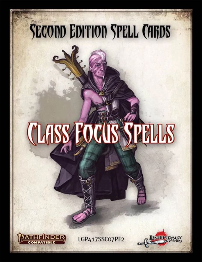 Pathfinder 2E: Spell Cards: Class Focus Spells