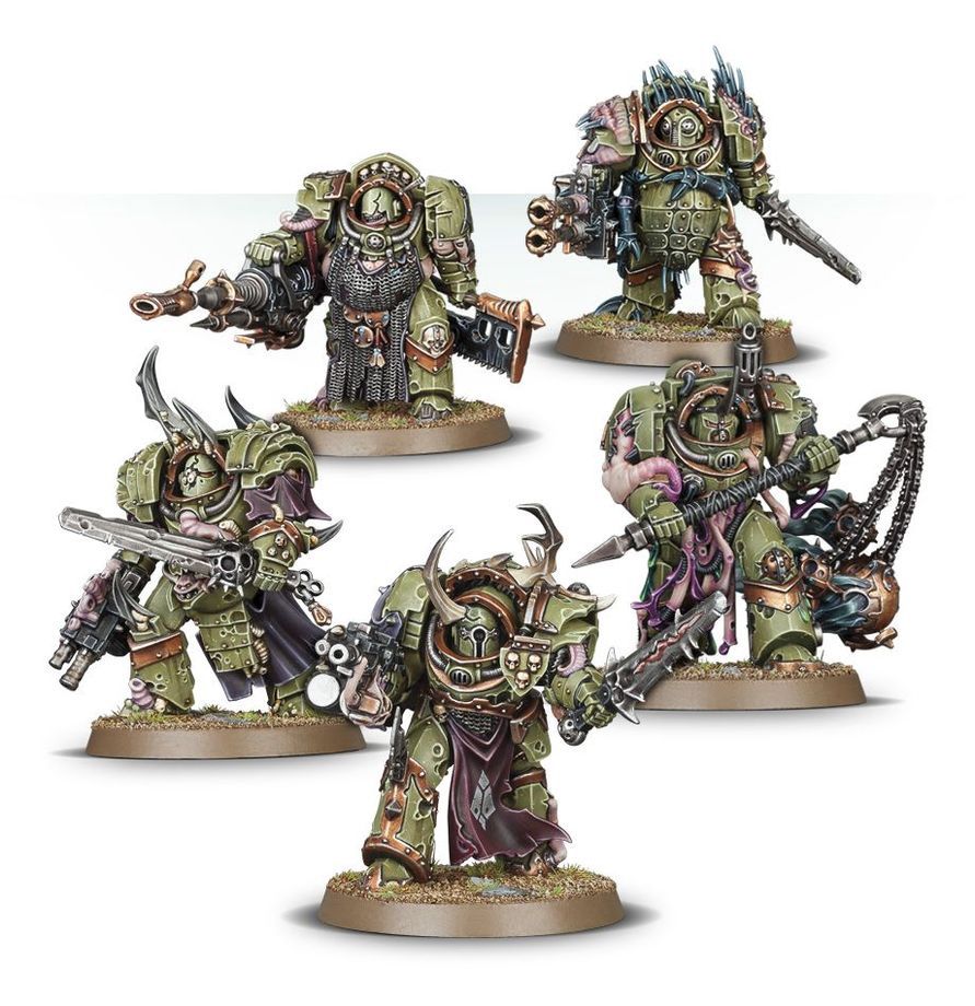 Warhammer 40,000: Chaos Space Marines: Death Guard: Blightlord Terminators