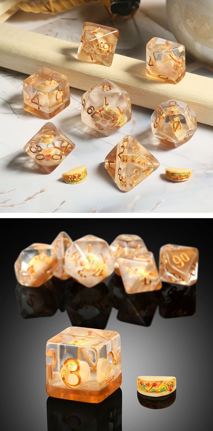 Resin Dice Set (7pcs) [Taco]