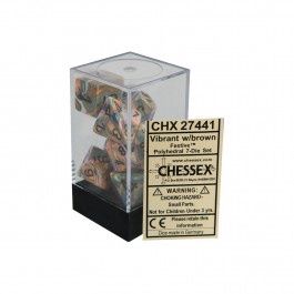 7-set Cube Festive Vibrant/Brown