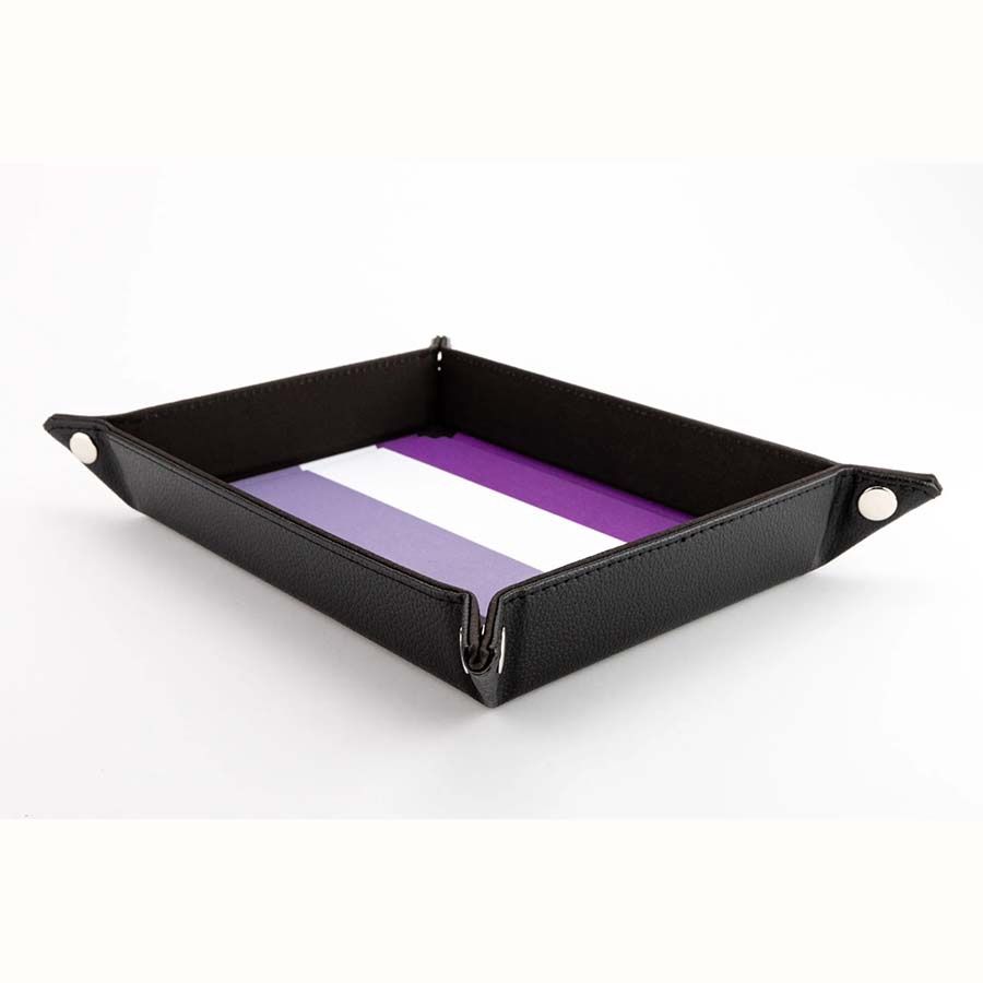 Fanroll: Folding Dice Tray: Pride: Asexual