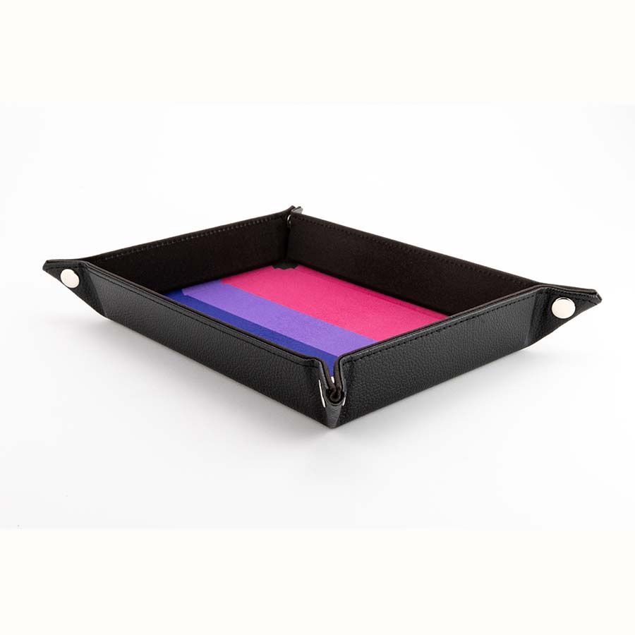 Fanroll: Folding Dice Tray: Pride: Bisexual