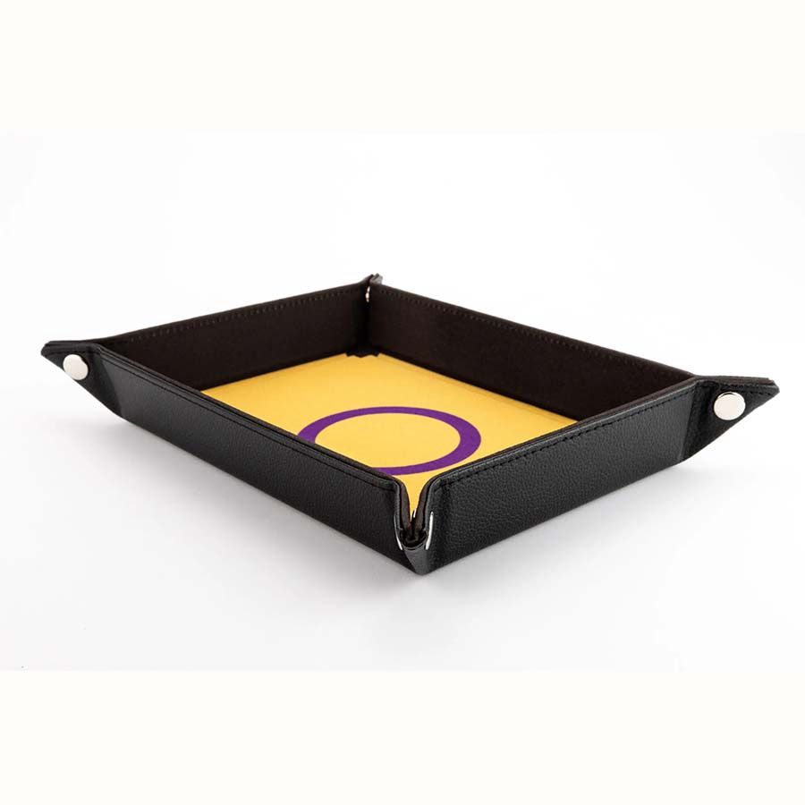 Fanroll: Folding Dice Tray: Pride: Intersex