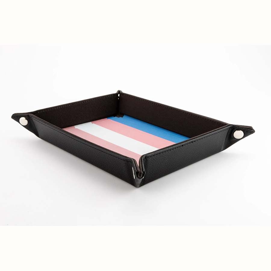 Fanroll: Folding Dice Tray: Pride: Transgender
