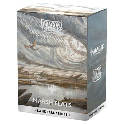 Deck Protector: Art: Dual Matte: Magic the Gathering: Landfall Series: Marsh Flats (100)