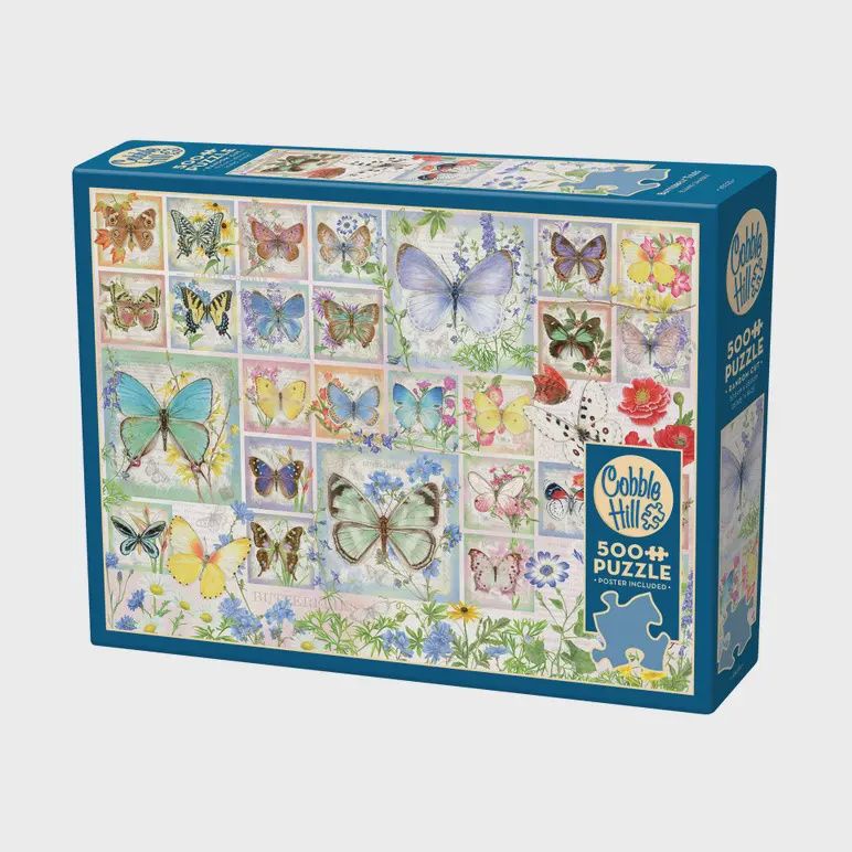 Puzzle: Butterfly Tiles (500 pieces)