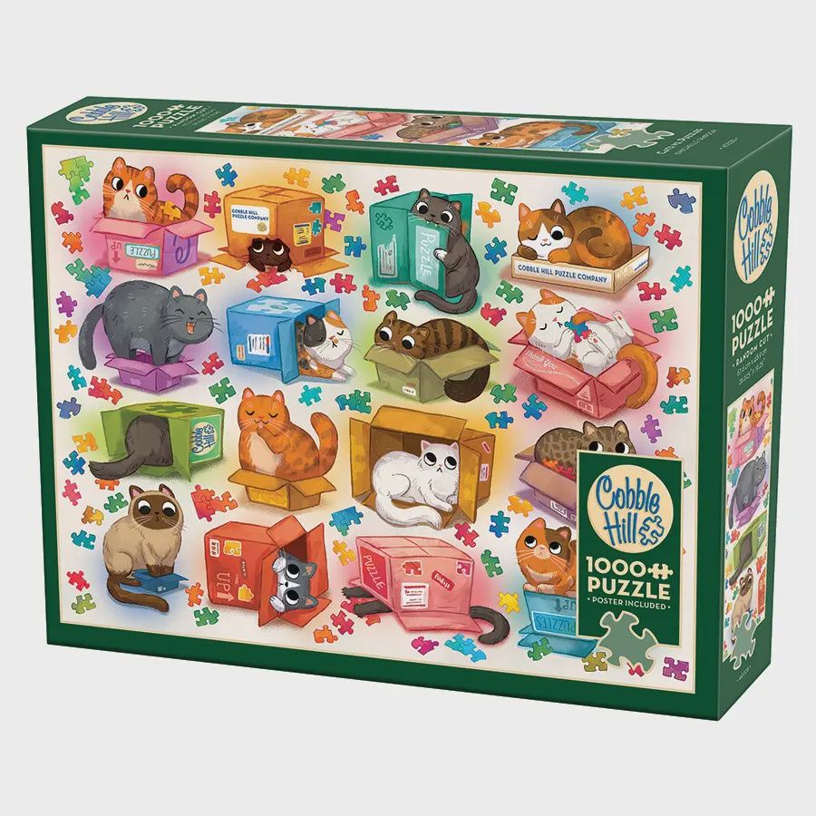 Puzzle: Cats Vs Puzzles (1000 pieces)