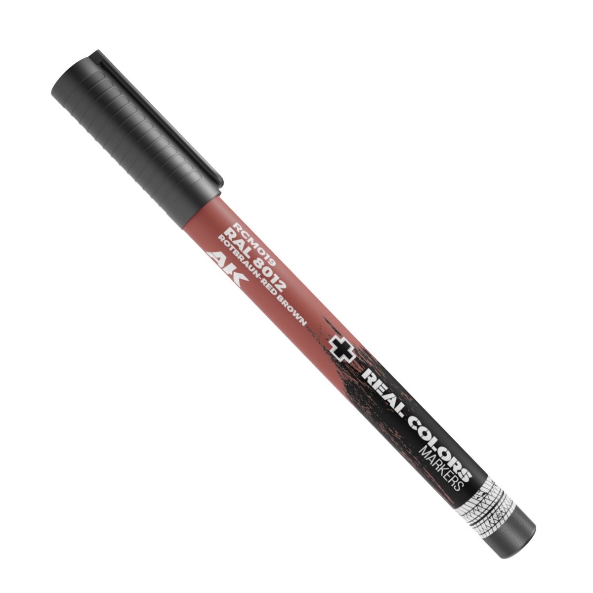 Real Color Marker: Rotbraun-Red Brown RAL 8012