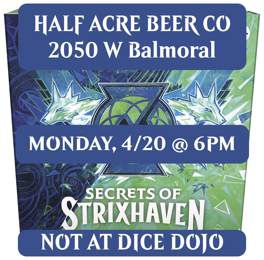 MTG: SOS Prerelease: AT HALF ACRE: Monday 4/20 6pm