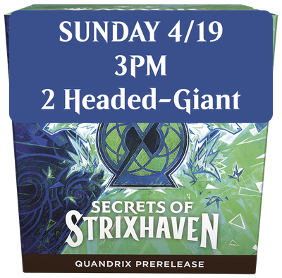 MTG: SOS Prerelease: Two-Headed Giant: Sunday 4/19 3pm